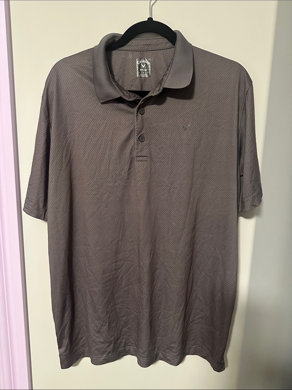Callaway Men's Charcoal Gray Polo